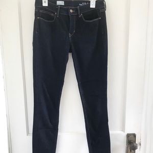 Dark Wash Skinny Jeans-Long